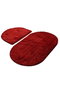 Mijölnir Juego de alfombrillas de baño Colors of Oval - Red
